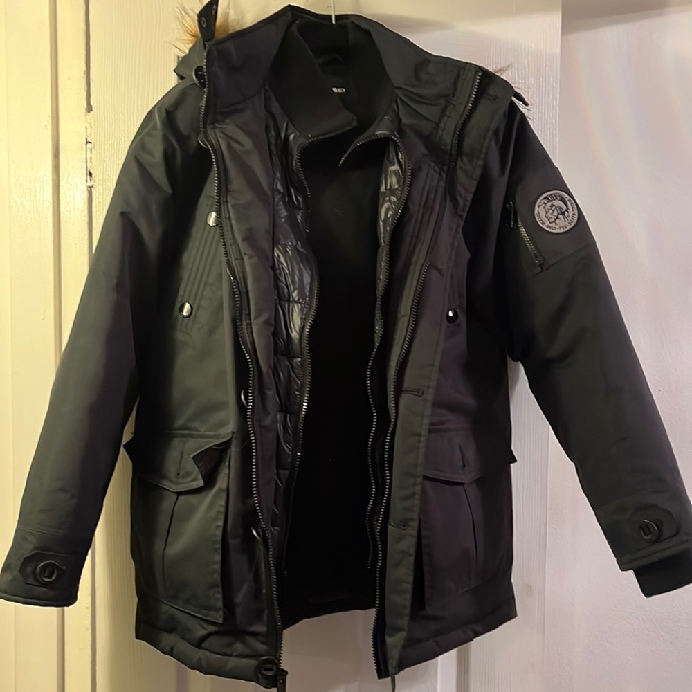 Diesel boys puffer coat